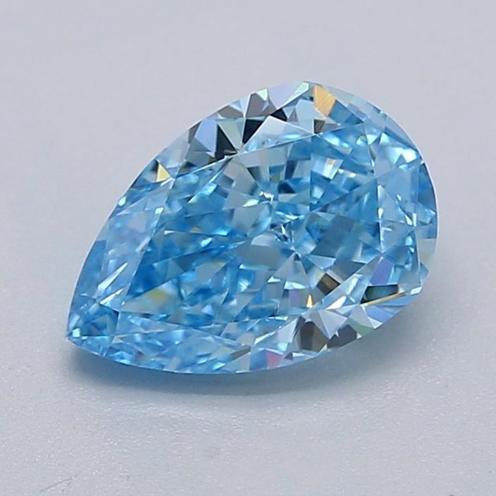 1.02 Ct. Fancy Blue Pear Lab Grown Diamond