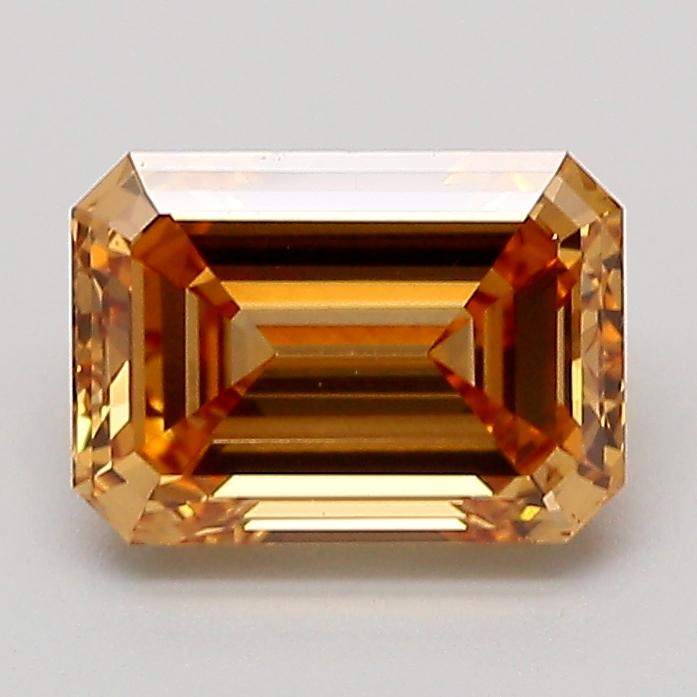 1.51 Ct. Fancy Light  Brown Emerald Lab Grown Diamond