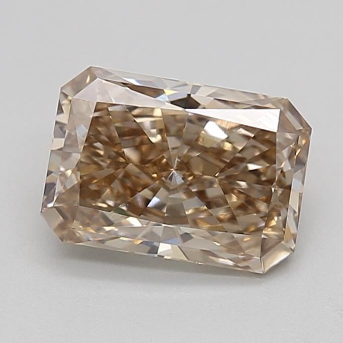 1.06 Ct. Fancy Light  Brown Radiant Lab Grown Diamond