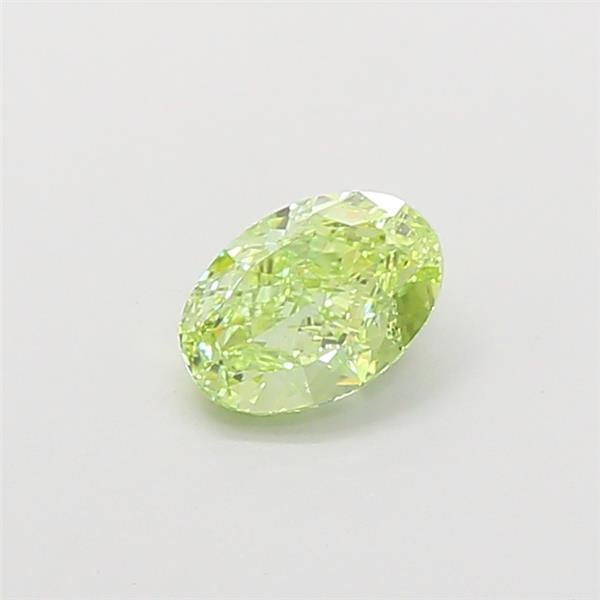 1.01 Ct. Fancy Vivid Green Oval Lab Grown Diamond