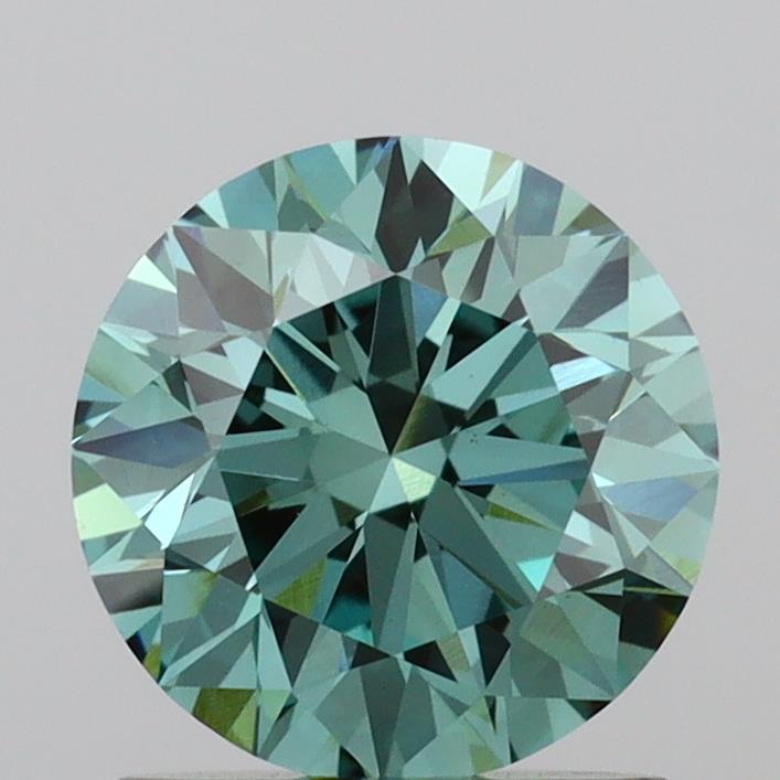 1.27 Ct. Fancy Vivid Round Lab Grown Diamond