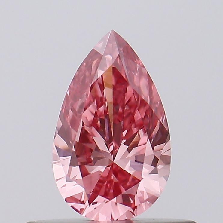 0.36 Ct. Fancy Vivid Pink Pear Lab Grown Diamond