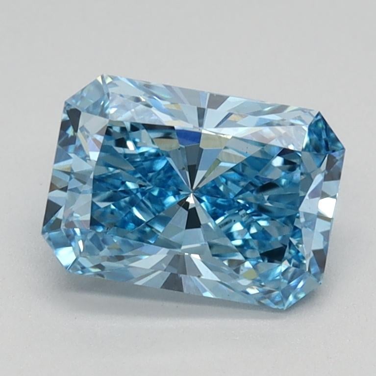 1.05 Ct. Fancy Vivid Blue Radiant Lab Grown Diamond