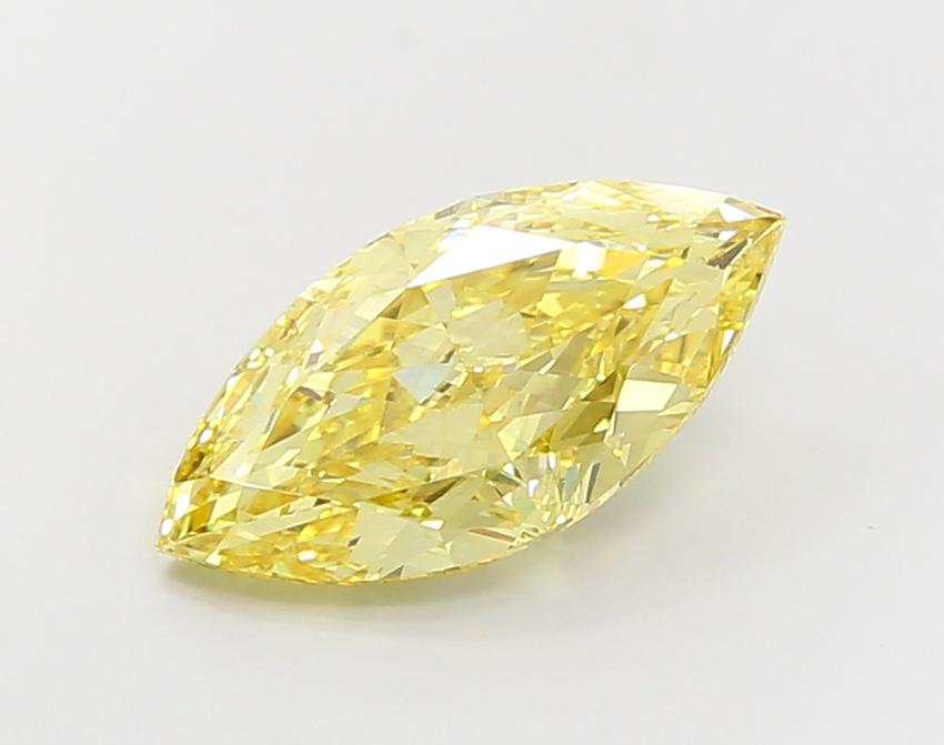 5.11 Ct. Fancy Intense Yellow Marquise Lab Grown Diamond