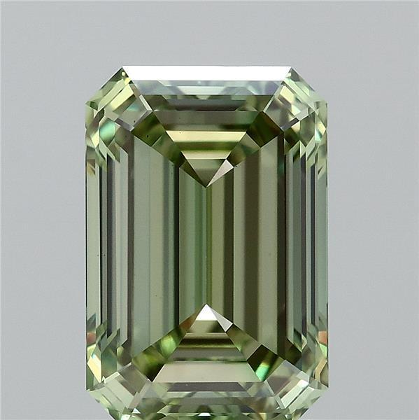 2.07 Ct. Fancy Vivid Green Emerald Lab Grown Diamond