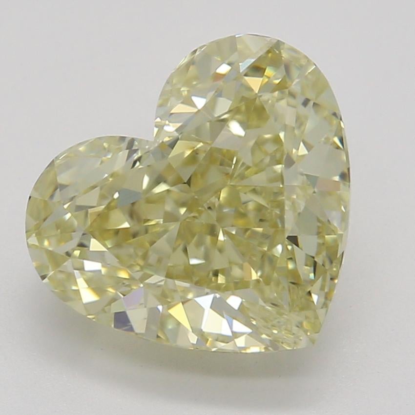 2.03 Ct. Fancy Light Yellow Heart Diamond