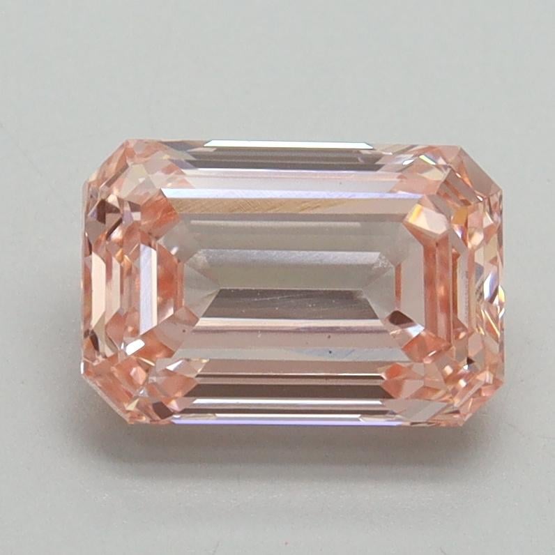 1.66 Ct. Fancy Intense Pink Emerald Lab Grown Diamond