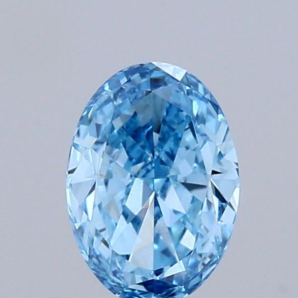 0.57 Ct. Fancy Blue Oval Lab Grown Diamond