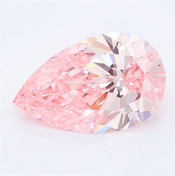 1.04 Ct. Fancy Vivid Pink Pear Lab Grown Diamond