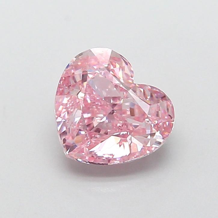 1.85 Ct. Fancy Intense  Pink Heart Lab Grown Diamond