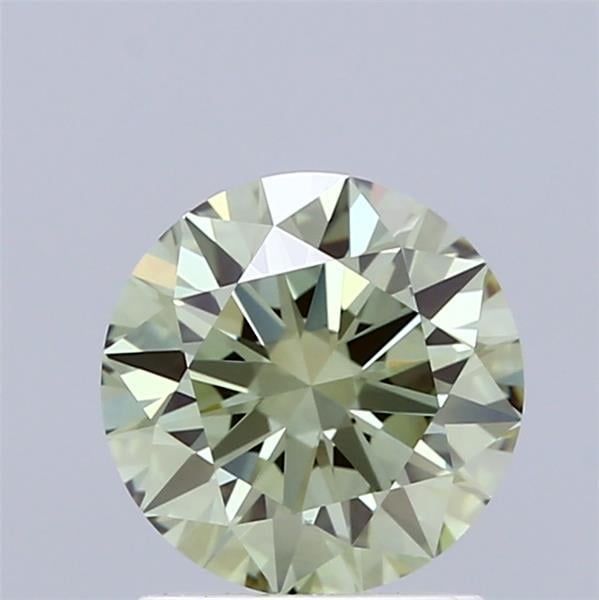 1.43 Ct. Fancy Vivid Green Round Lab Grown Diamond