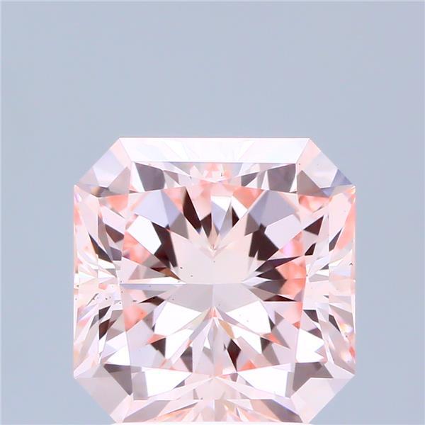 3.06 Ct. Fancy Intense Pink Radiant Lab Grown Diamond
