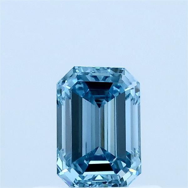 0.53 Ct. Fancy Blue Emerald Lab Grown Diamond