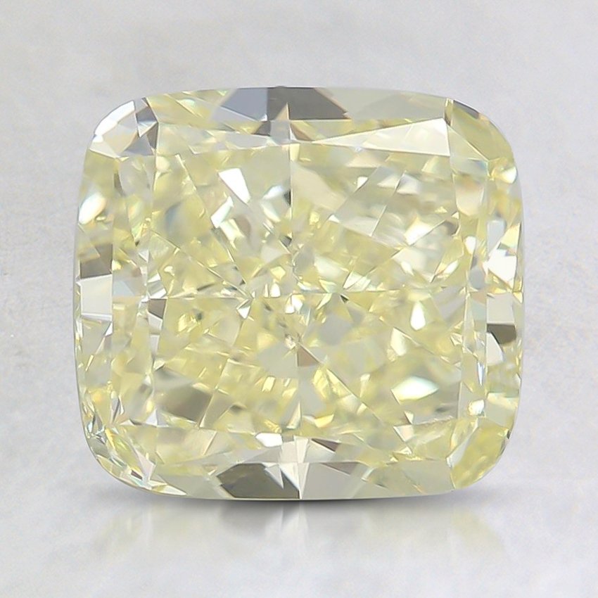3.01 Ct. Fancy Yellow Cushion Diamond