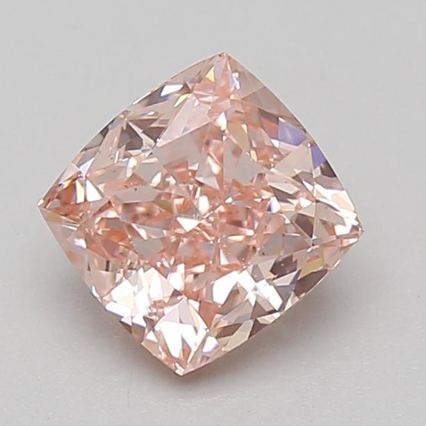 1.64 Ct. Fancy Vivid Pink Cushion Lab Grown Diamond