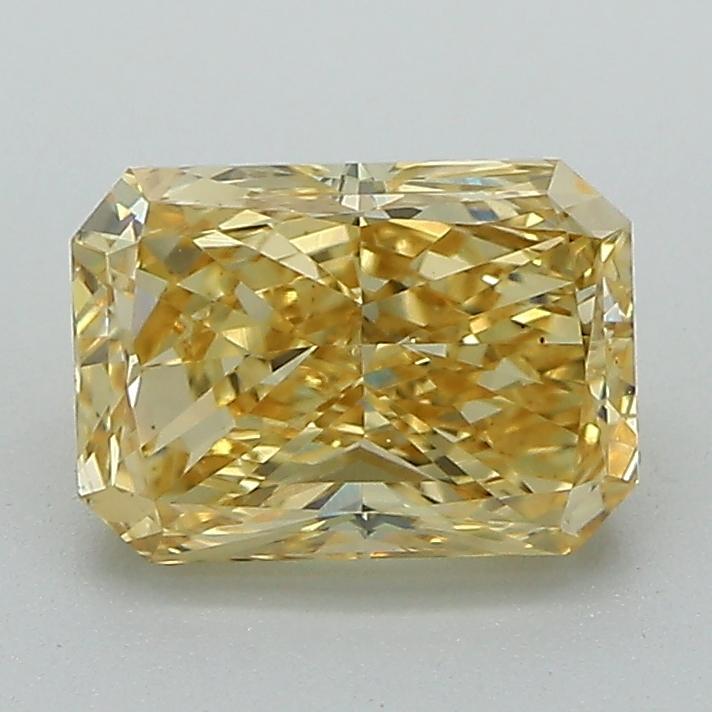 1.52 Ct. Fancy Vivid Yellow Radiant Lab Grown Diamond
