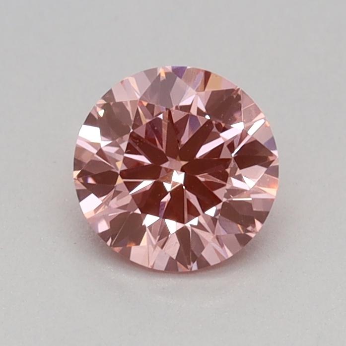 0.32 Ct. Fancy Vivid Pink Round Lab Grown Diamond