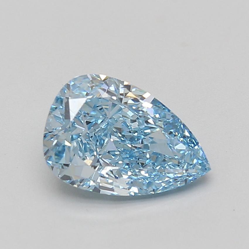 2.10 Ct. Fancy Vivid Blue Pear Lab Grown Diamond