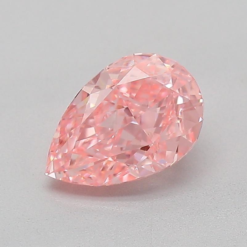 0.62 Ct. Fancy Vivid Pink Pear Lab Grown Diamond