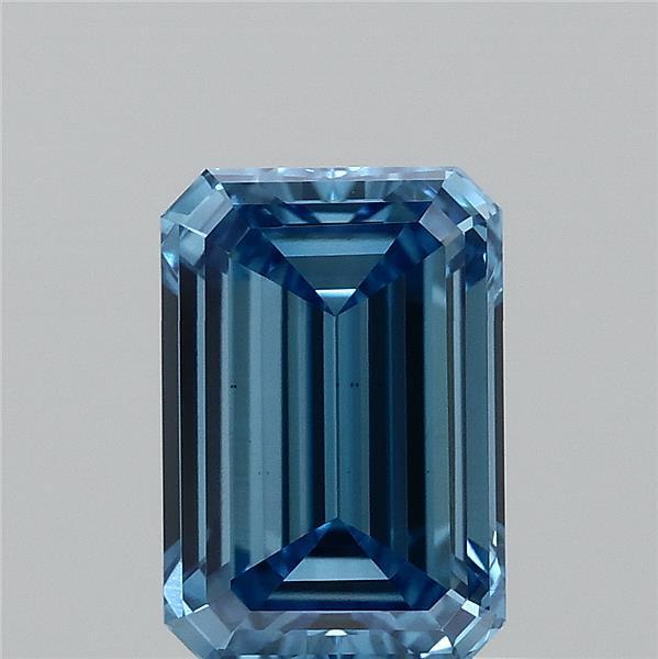 1.01 Ct. Fancy Vivid Blue Emerald Lab Grown Diamond