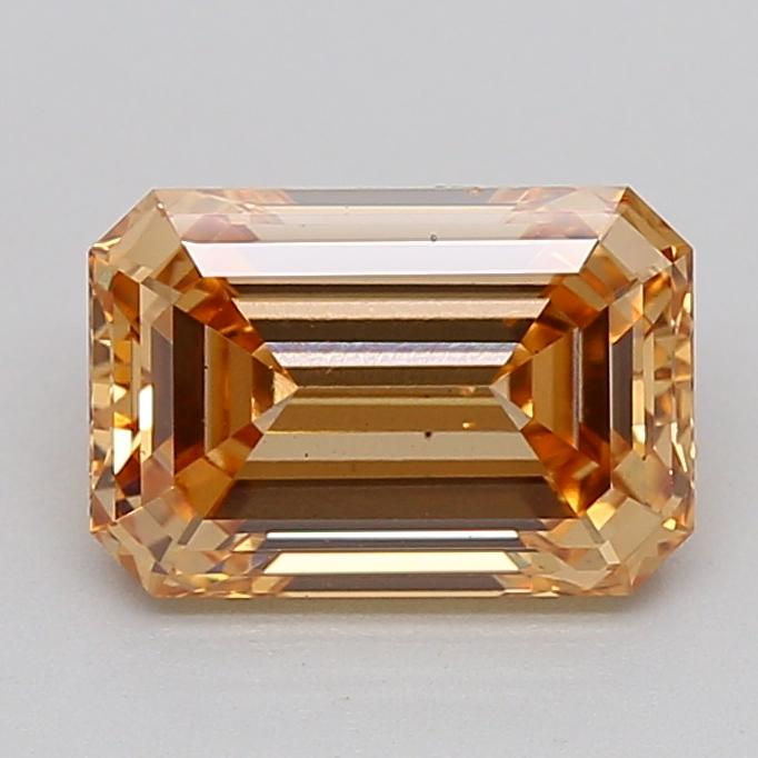 2.05 Ct. Fancy Intense  Orange Emerald Lab Grown Diamond