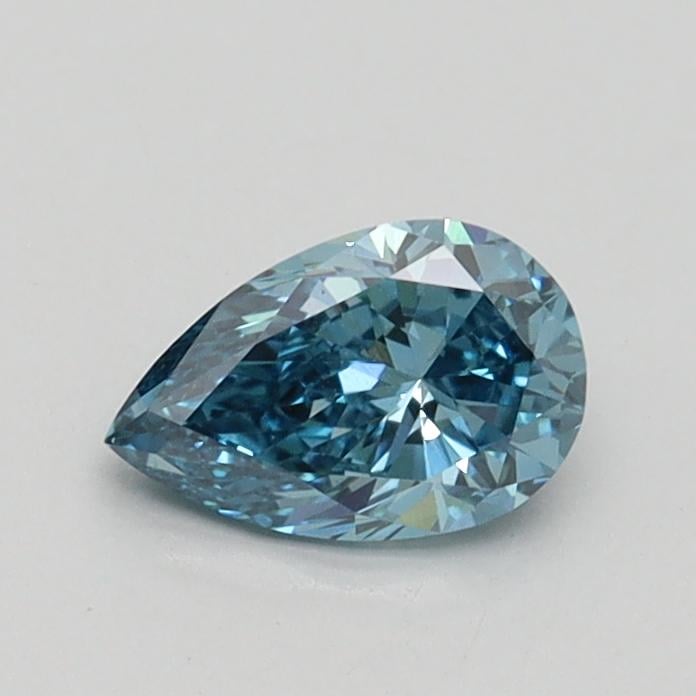 0.50 Ct. Fancy Vivid Blue Pear Lab Grown Diamond