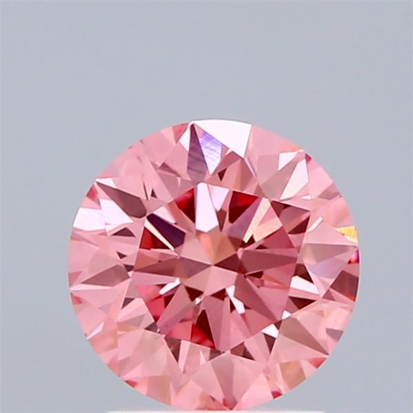 1.39 Ct. Fancy Vivid Pink Round Lab Grown Diamond