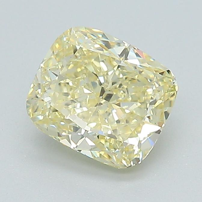 1.26 Ct. Fancy Intense Yellow Cushion Lab Grown Diamond