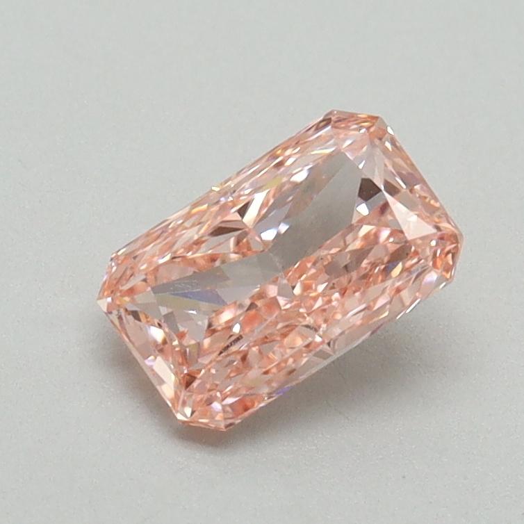 0.74 Ct. Fancy Vivid Pink Radiant Lab Grown Diamond