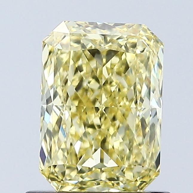 1.06 Ct. Fancy Vivid Yellow Radiant Lab Grown Diamond