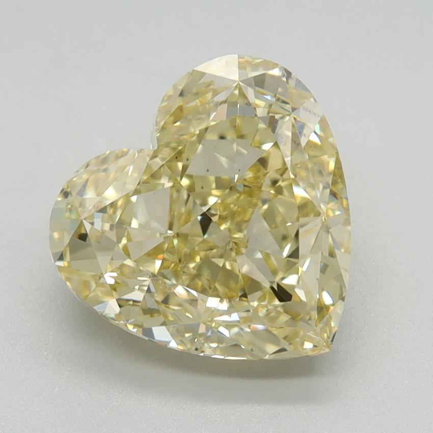 2.88 Ct. Fancy Intense Yellow Heart Lab Grown Diamond