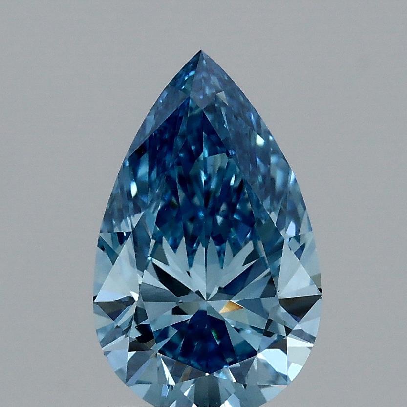 1.50 Ct. Fancy Vivid Blue Pear Lab Grown Diamond