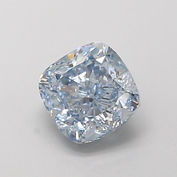 1.16 Ct. Fancy Intense  Blue Cushion Lab Grown Diamond