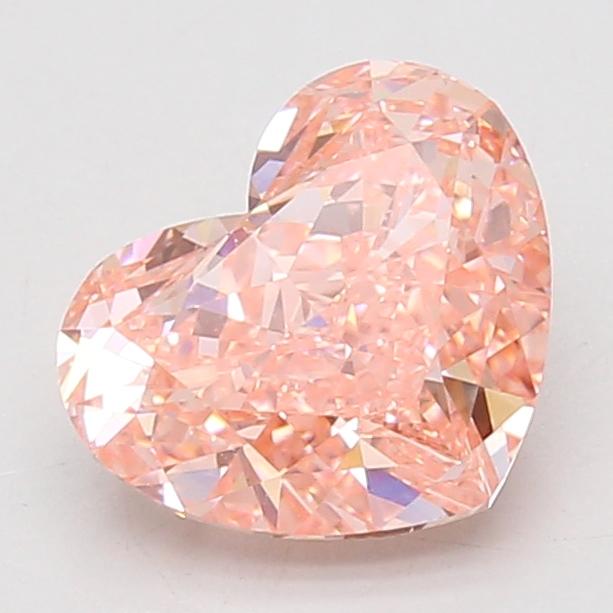2.51 Ct. Fancy Vivid Pink Heart Lab Grown Diamond