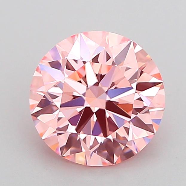 1.52 Ct. Fancy Intense Pink Round Lab Grown Diamond