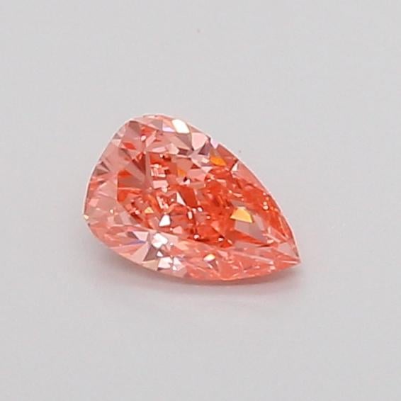 0.35 Ct. Fancy Vivid Pink Pear Lab Grown Diamond