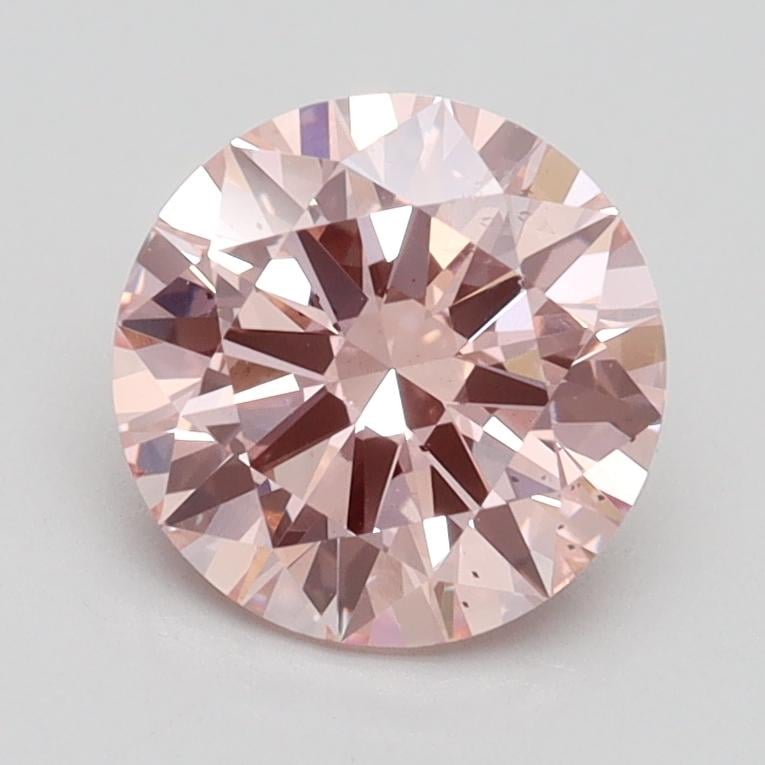 1.52 Ct. Fancy Intense Pink Round Lab Grown Diamond