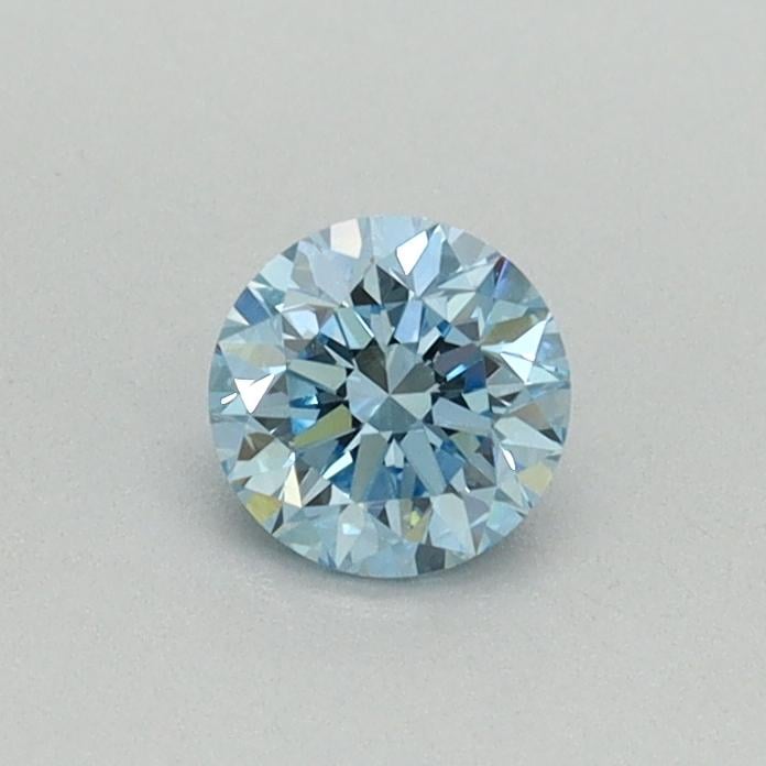 0.35 Ct. Fancy Vivid Blue Round Lab Grown Diamond