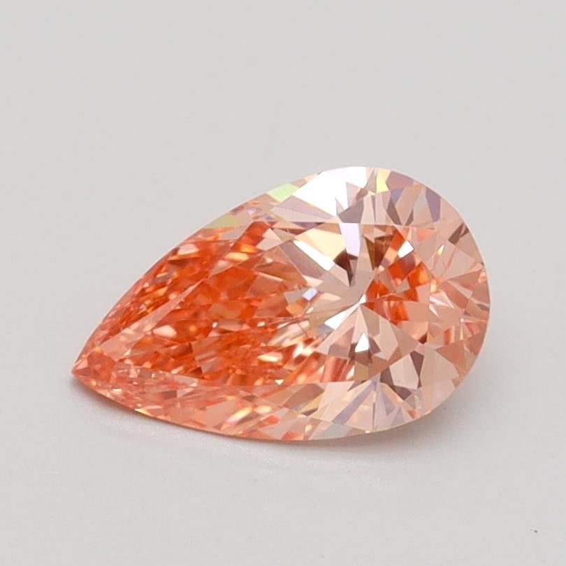 0.75 Ct. Fancy Intense Pink Pear Lab Grown Diamond