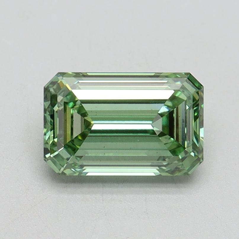 1.10 Ct. Fancy Intense Green Emerald Lab Grown Diamond