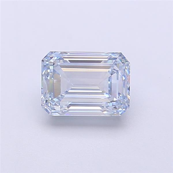 1.02 Ct. Fancy Intense  Blue Emerald Lab Grown Diamond