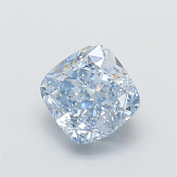 1.03 Ct. Fancy Intense  Blue Cushion Lab Grown Diamond