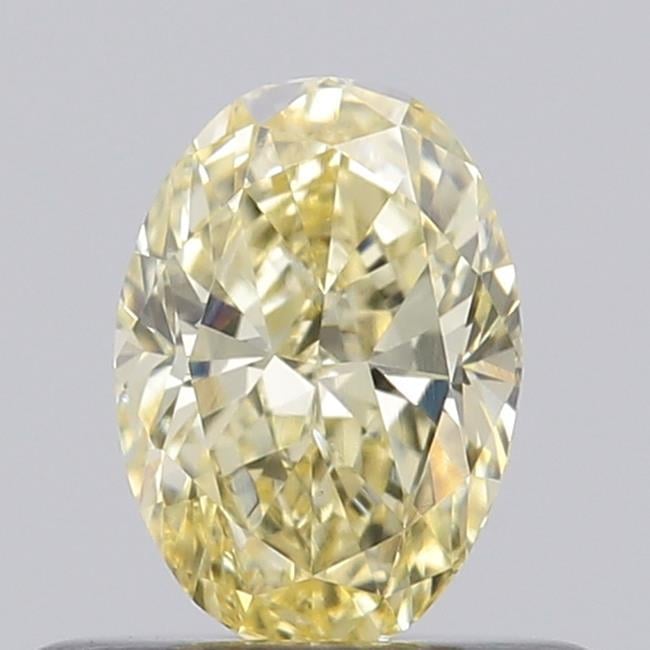 0.47 Ct. Fancy Yellow Oval Lab Grown Diamond