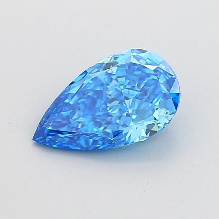 1.10 Ct. Fancy Vivid Blue Pear Lab Grown Diamond
