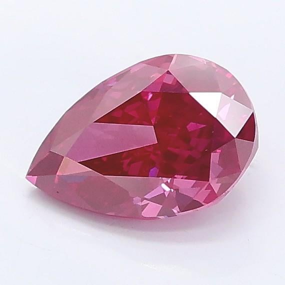 0.99 Ct. Fancy Vivid Pink Pear Lab Grown Diamond