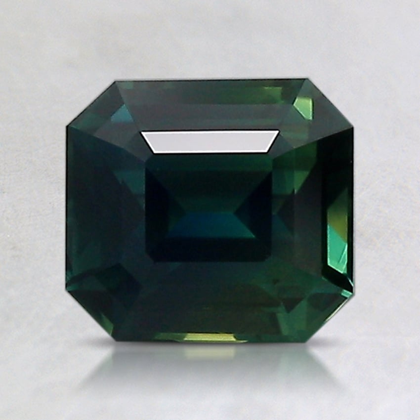 6.5x6mm Parti-Color Emerald Sapphire