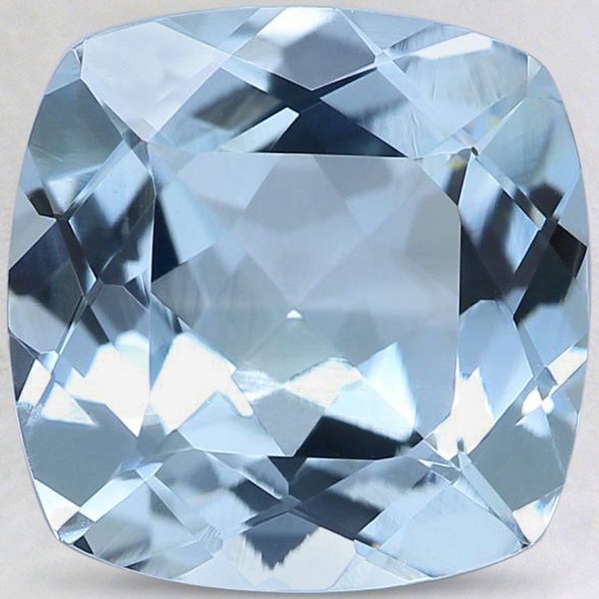 9.9mm Fine Cushion Aquamarine