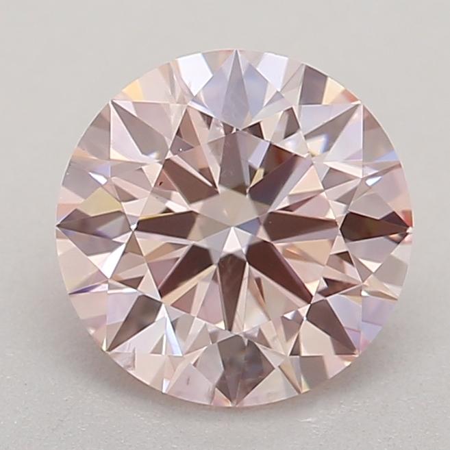 0.79 Ct. Fancy Intense Pink Round Lab Grown Diamond