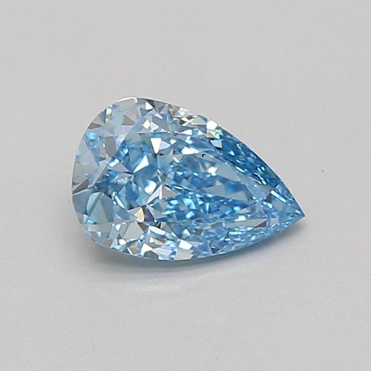 1.03 Ct. Fancy Vivid Blue Pear Lab Grown Diamond