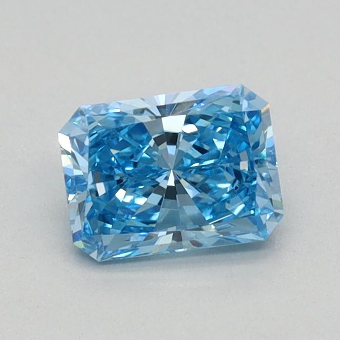 0.45 Ct. Fancy Vivid Blue Radiant Lab Grown Diamond